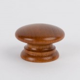 Knob Style A 40mm iroko lacquered wooden knob
